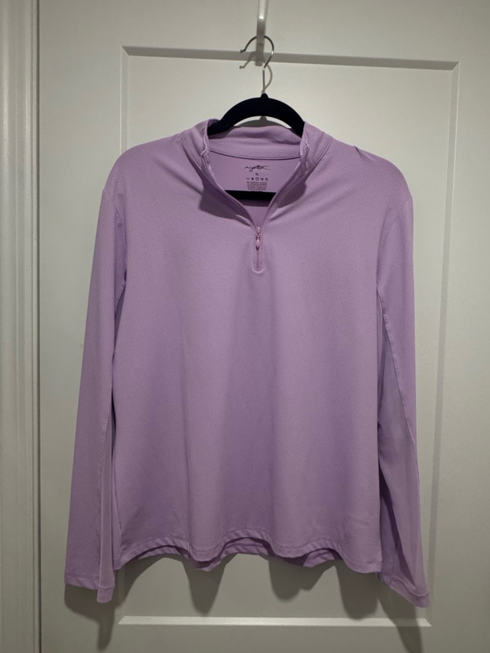 Gottex  Lilac Purple Ladies Quarter Zip Athletic Pull Over Top